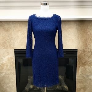 Cache Blue Lace Dress